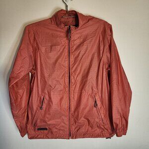 Sun Mountain Coral Golf Wind Breaker Jacket Women Size Small Zip Cinch Light